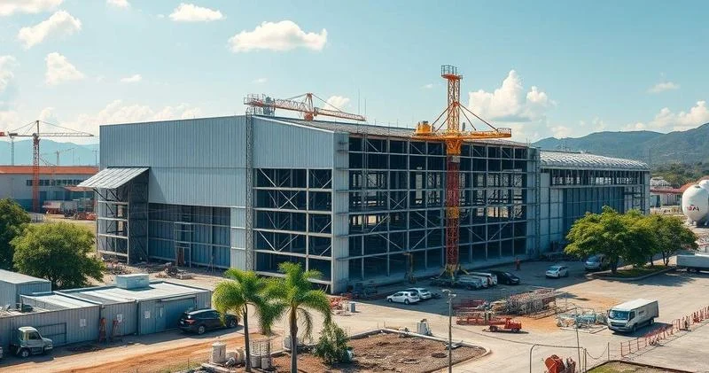 Construção industrial em Guarulhos