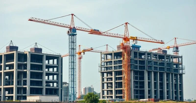 Construção industrial em São Paulo