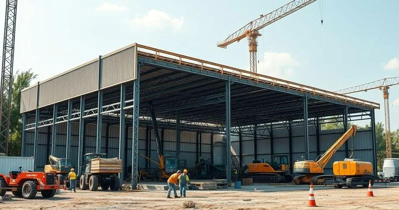 Construtora de galpão industrial