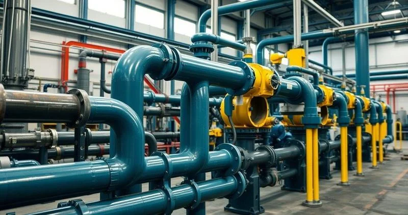 Instalações hidráulicas industriais