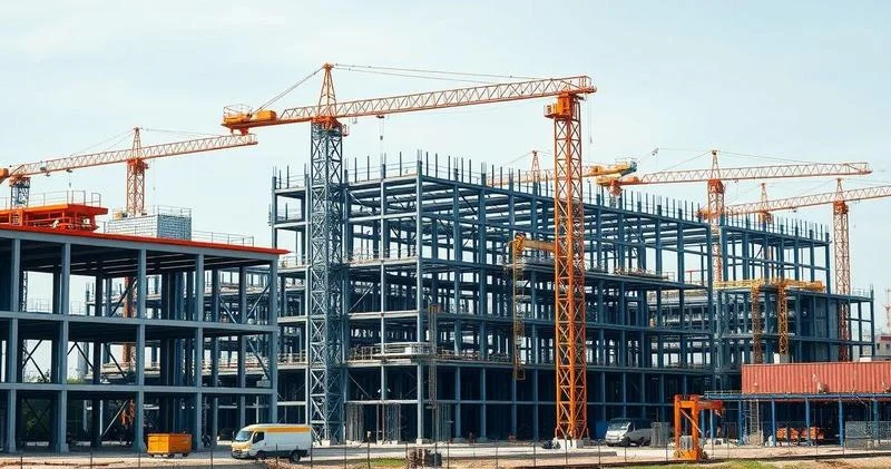 Obras industriais em São Paulo